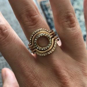 Stackable Gold Ring Set